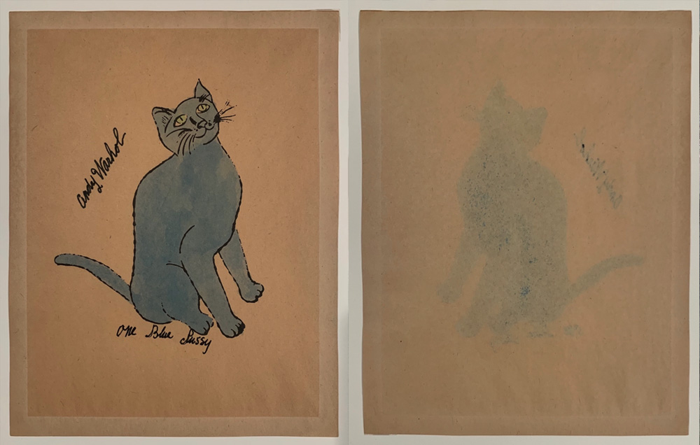 Warhol - One Blue Pussy #1
